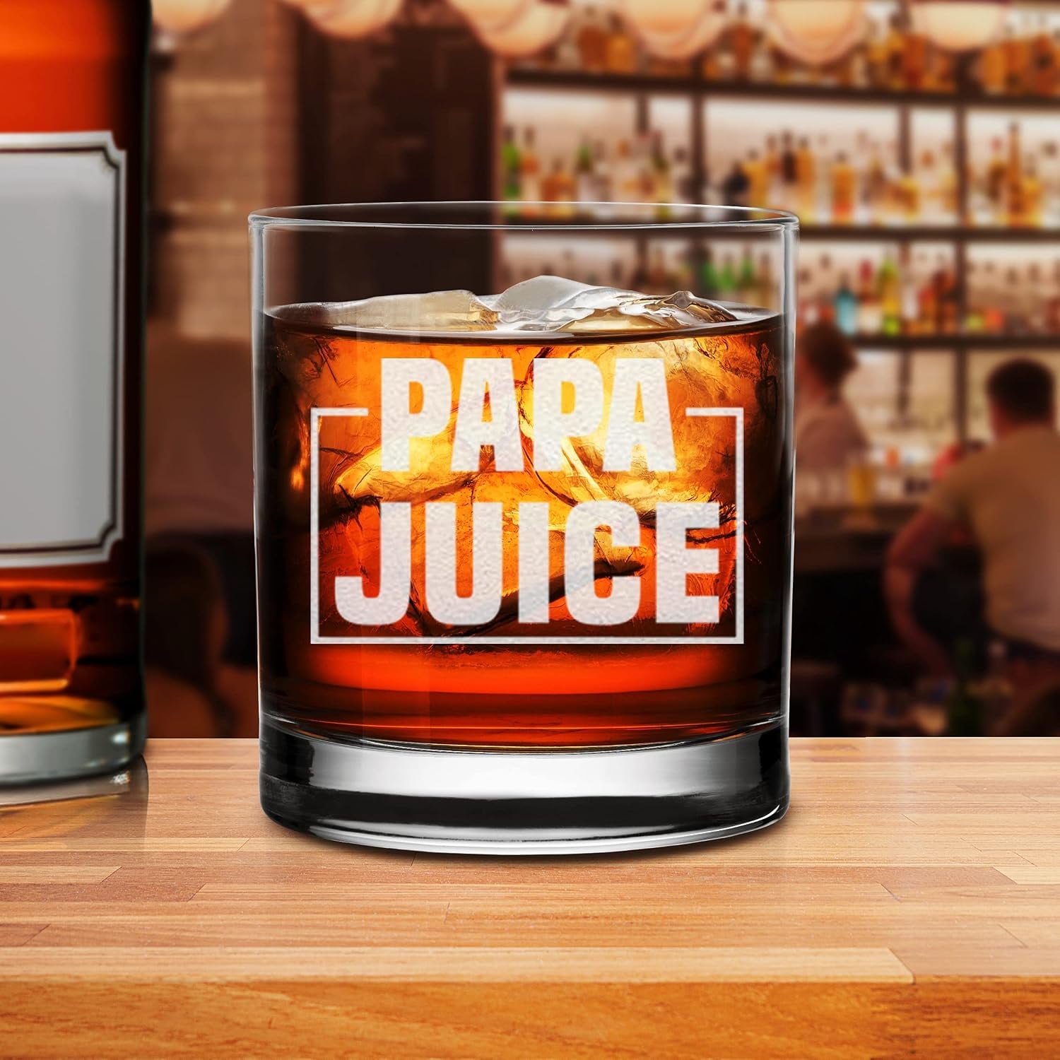 Papa Juice Engraved Whiskey Glass: image 5