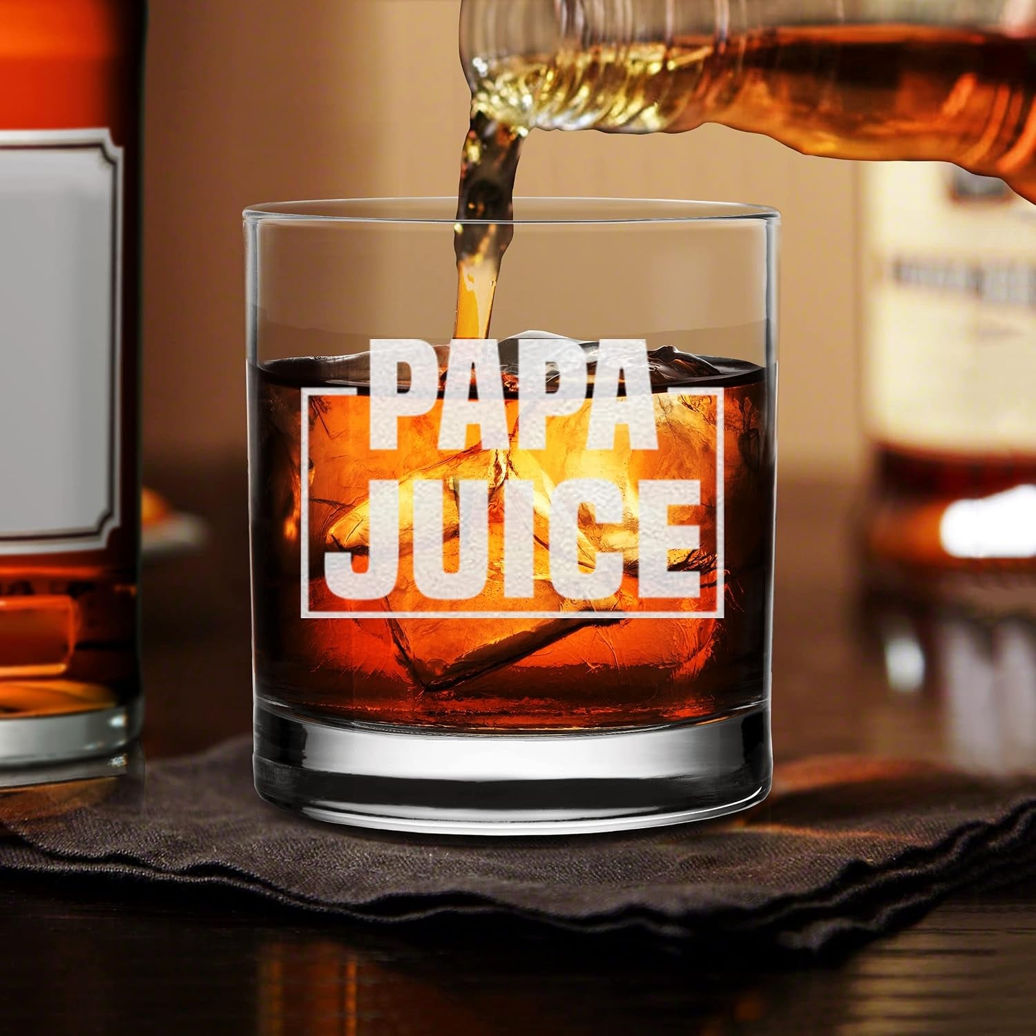 Papa Juice Engraved Whiskey Glass: image 6