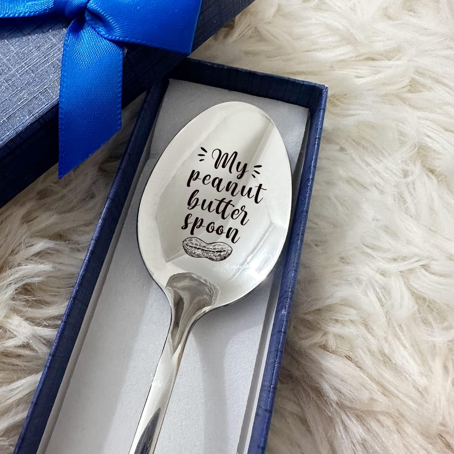 My Peanut Butter Spoon Engraved Long-Handled Stainless Steel Spoon: image 3