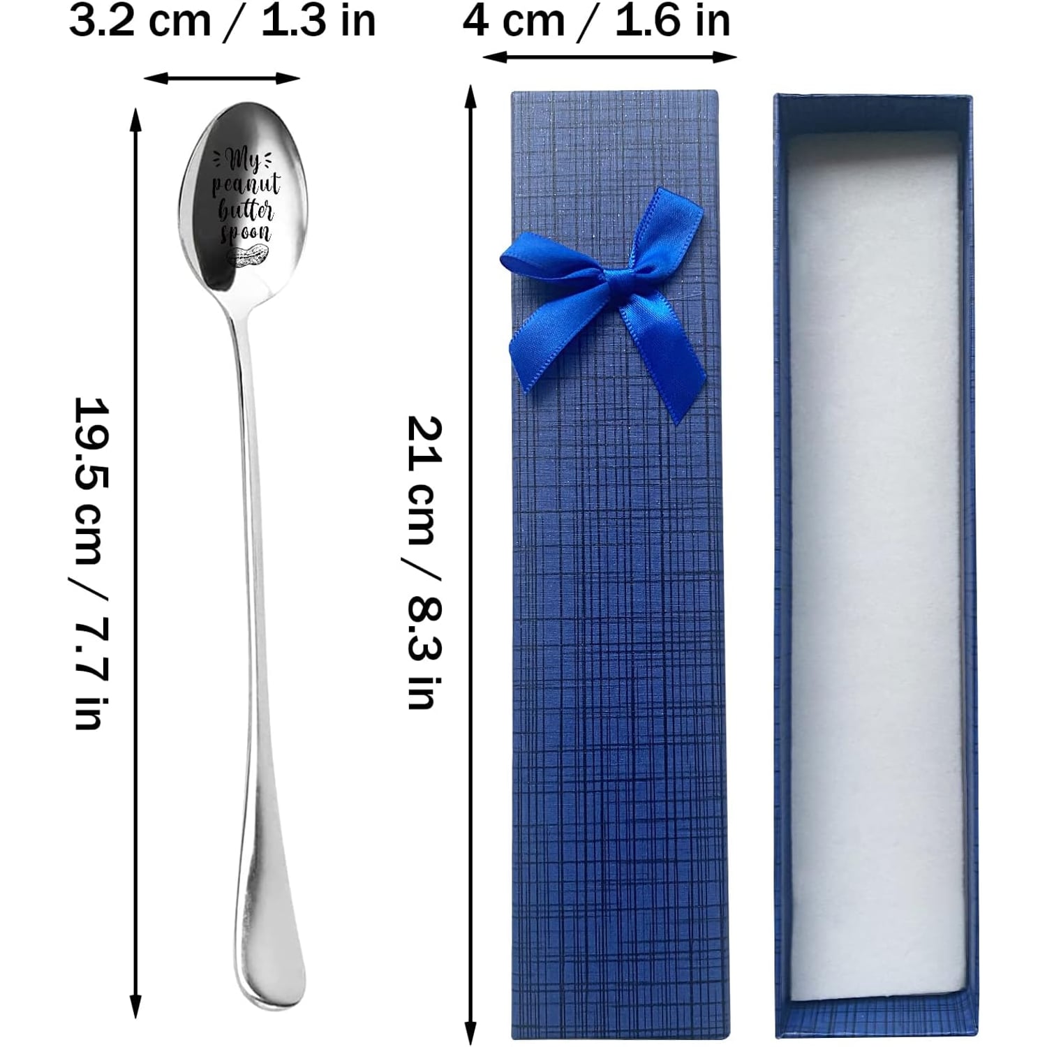 My Peanut Butter Spoon Engraved Long-Handled Stainless Steel Spoon: image 5