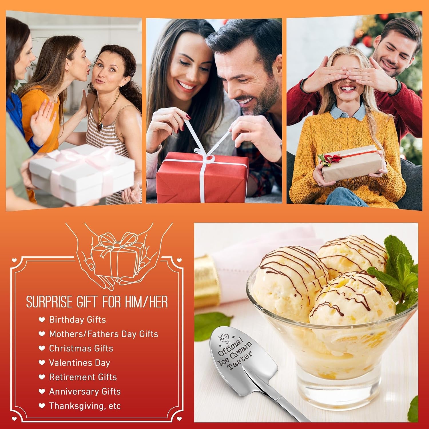 Official Ice Cream Taster Engraved Spoon: image 7