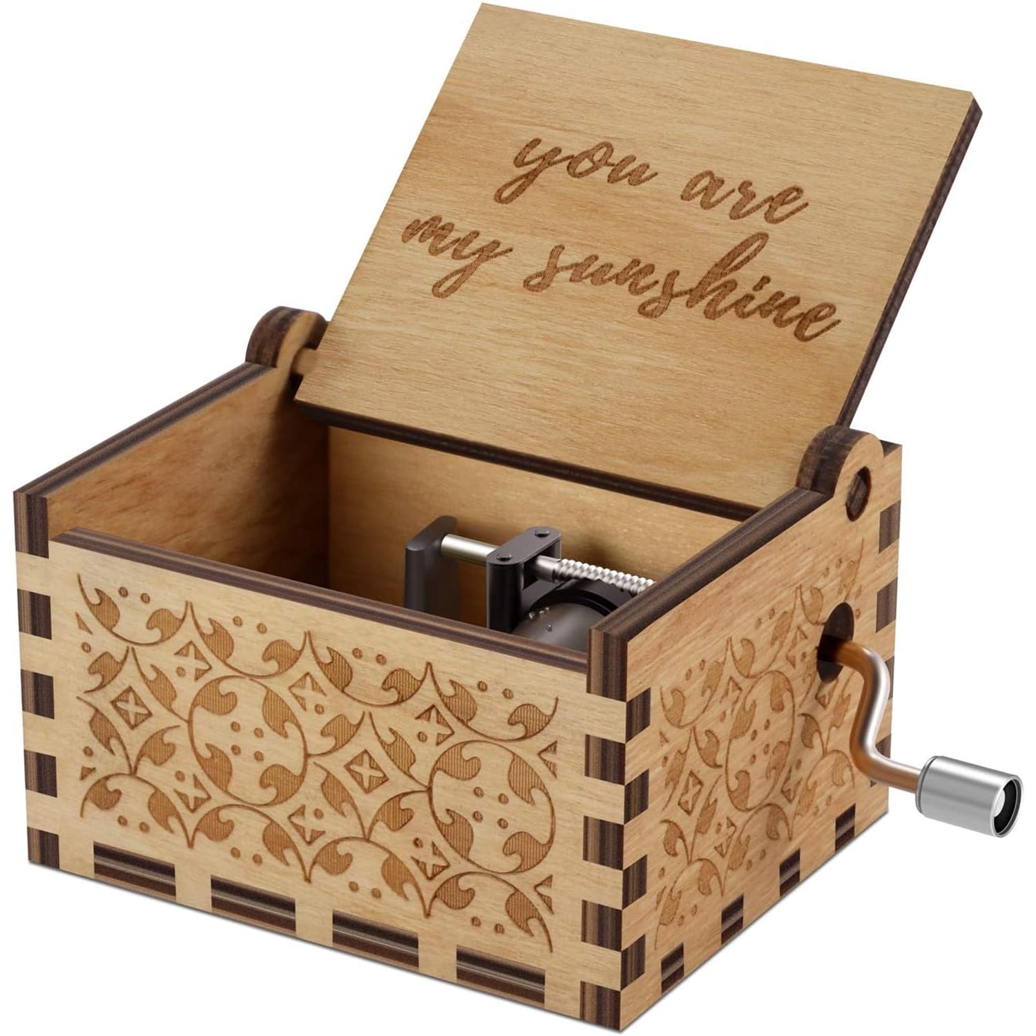 You Are My Sunshine Engraved Wooden Music Box: image 2