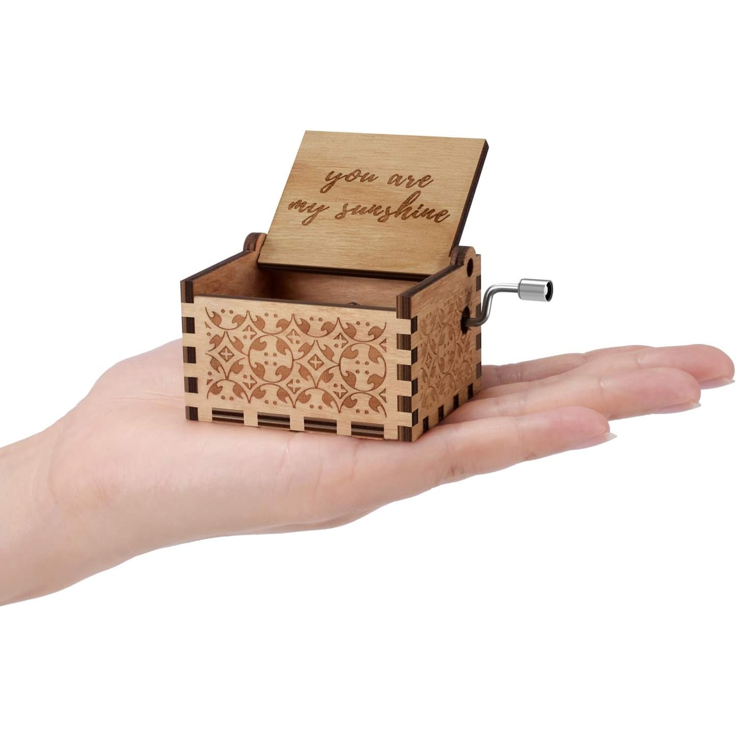 You Are My Sunshine Engraved Wooden Music Box: image 5