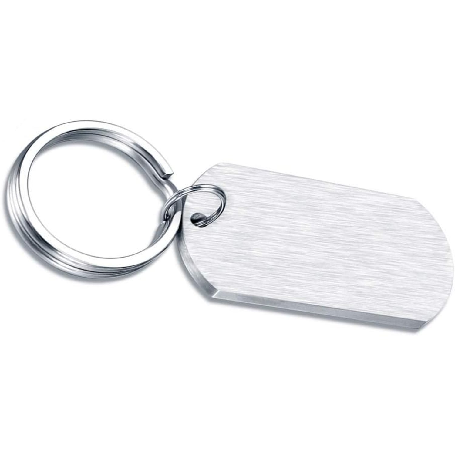 To My Husband Engraved Stainless Steel Keychain from Wife: image 4